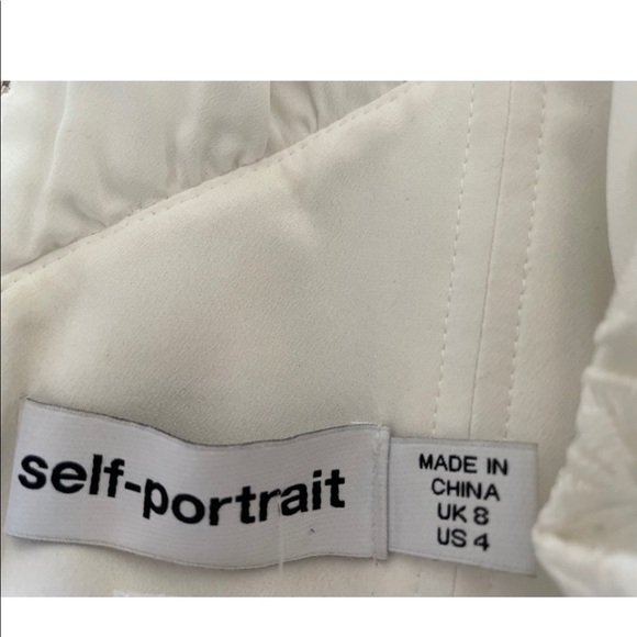 *SOLD* Self-Portrait Laces One Shoulder Maxi Dress - Picture 3 of 6